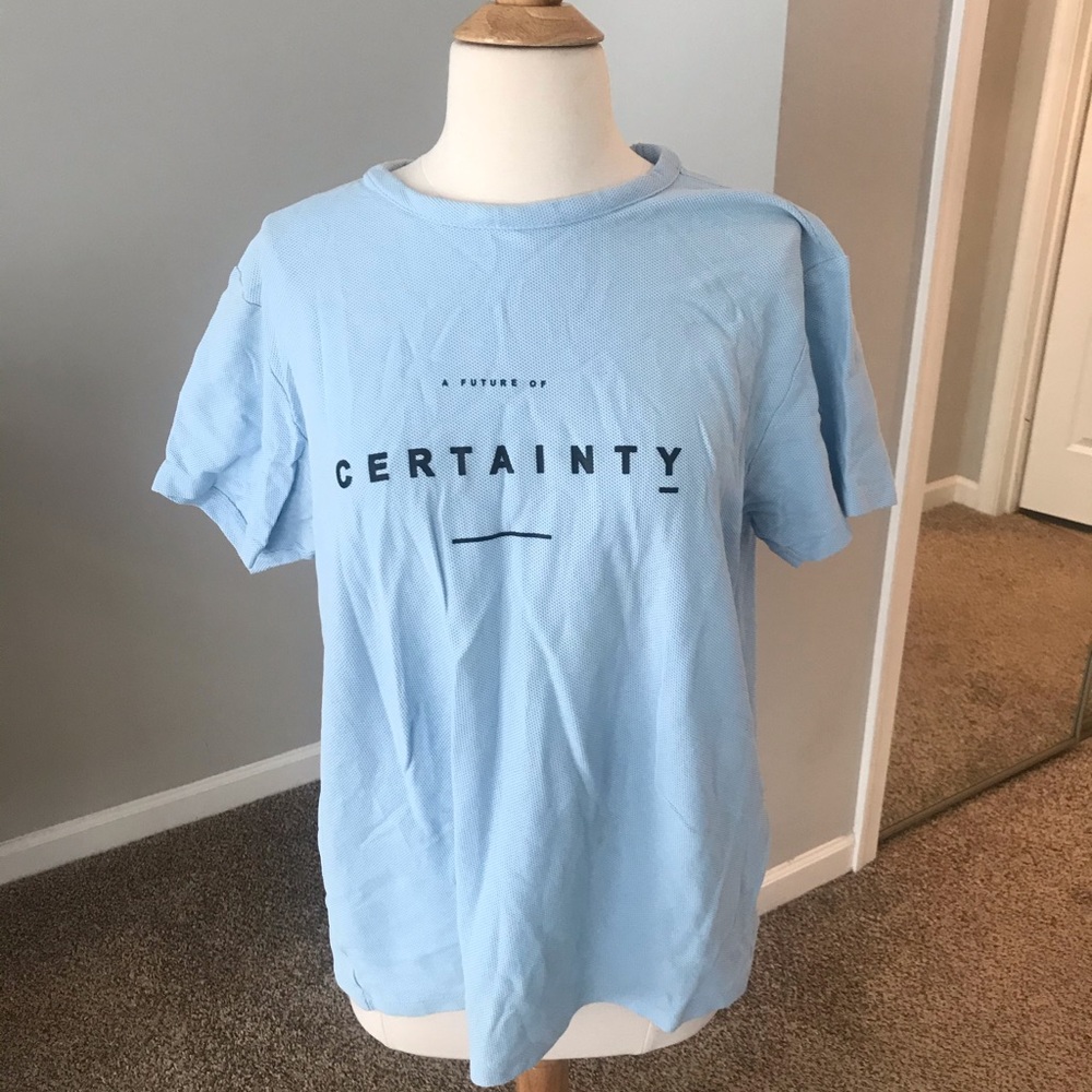 Blue Unisex Top